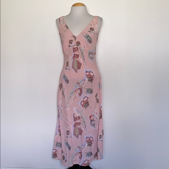 cowboy print dress